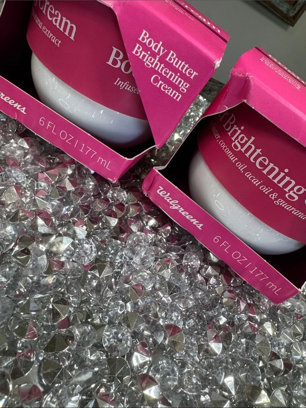 Walgreens Brightening Body Butter Cream - Pink